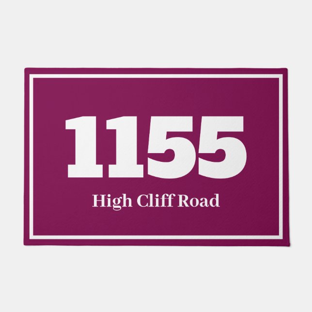 Tapete Vinho do apartamento ou do local de trabalho da po (Frente)