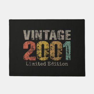 Tapete Vintage 2001 Texto Presente de Aniversário de 25 a
