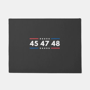 Tapete Vintage 45 47 48 Trump 2024 EUA Flag Presidente
