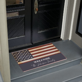 Tapete Vintage, bandeira Patriótica Americana