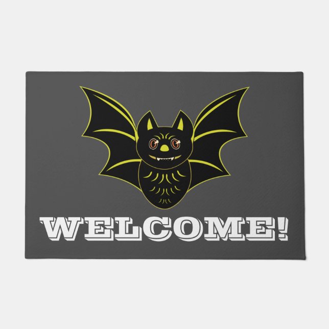 Tapete Vintage Bat Doormat (Frente)