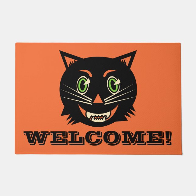 Tapete Vintage Black Cat (Frente)