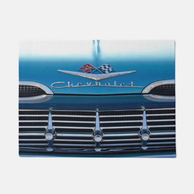Tapete Vintage Classic Chevy Car Lover Bem-vindo (Frente)