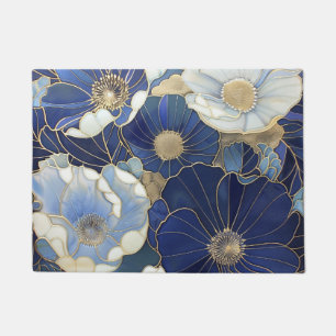 Tapete Vintage de papagaios azuis inspirado