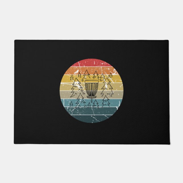 Tapete Vintage do Retro de Golf de Disco (Frente)