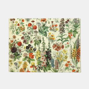 Tapete Vintage Flowers Antiga Ilustração Arte