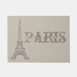 Tapete Vintage French Paris Eiffel Tower Doormat Rug Gift