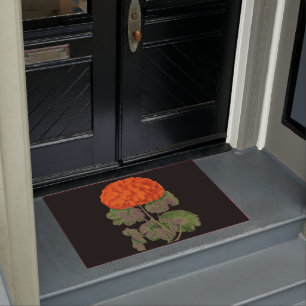 Tapete Vintage Geranium - bold floral