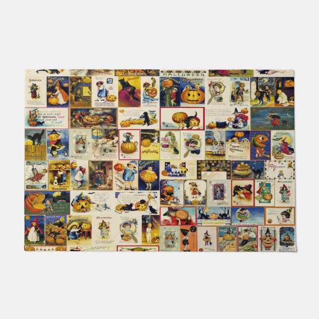Tapete Vintage Halloween Ephemera (Frente)