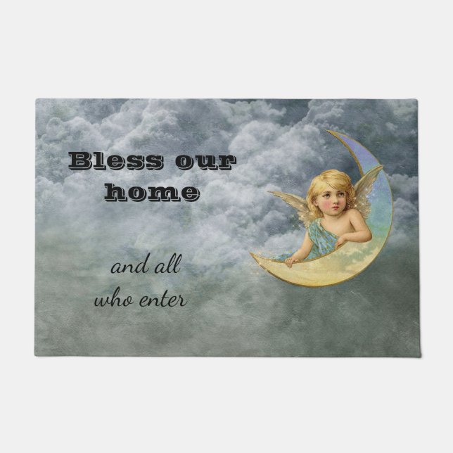 Tapete Vintage Heavenly Angel Door Mat (Frente)