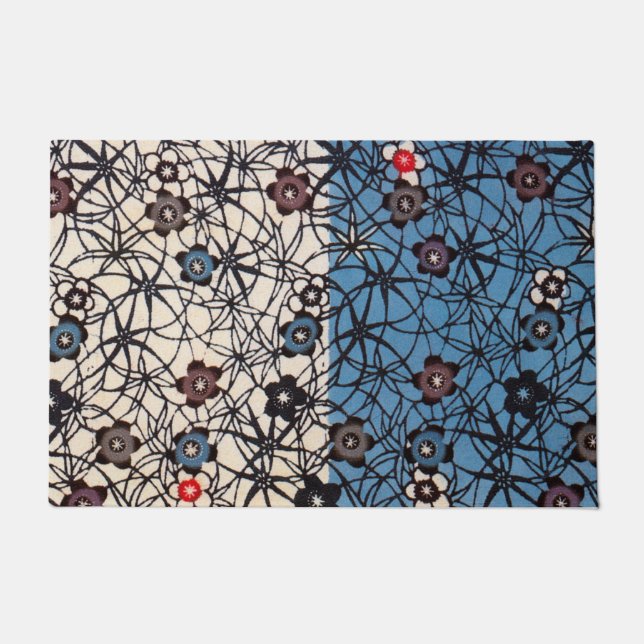 Tapete Vintage Japonês Kimono Textile (Bingata) (Frente)
