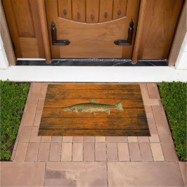 Tapete Vintage Rainbow Trout Door Mat
