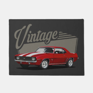 Tapete Vintage Red Camaro