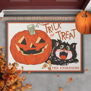 Tapete Vintage Retro Trick ou Trick Custom Halloween