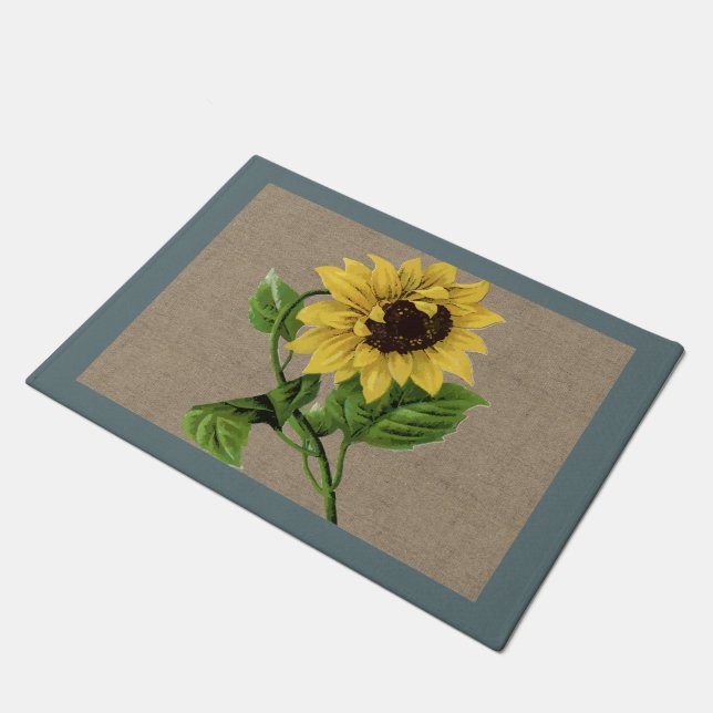 Tapete Vintage Sunflower Country Fazenda and Pets (Inclinado)