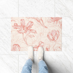 Tapete Vintage Tulip Floral Patterno