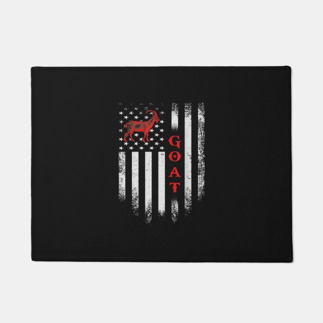 Tapete Vintage US Flag Goat (Frente)