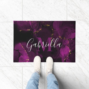 Tapete Violet e Ouro Marble
