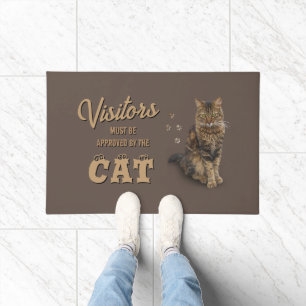 Tapete Visitantes aprovados pela Cat 😸 Door Mat