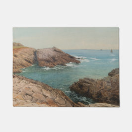 Tapete Vista sobre o mar (Paisagem Costeira) (Marinha)