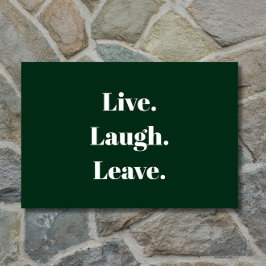 Tapete "Viva. Ria. Saia." Engraçado antissocial introvert