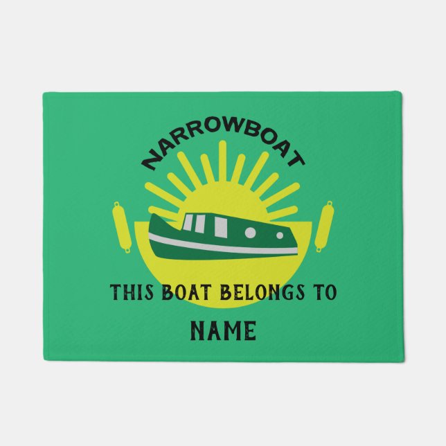 Tapete Vivendo Barcos do Canal Narrowboat (Frente)