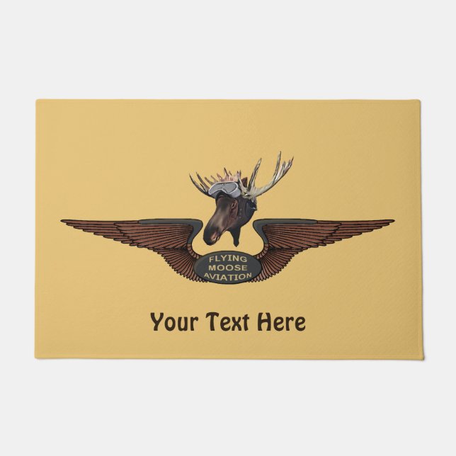Tapete Voando Moose Aviation Wings (Frente)