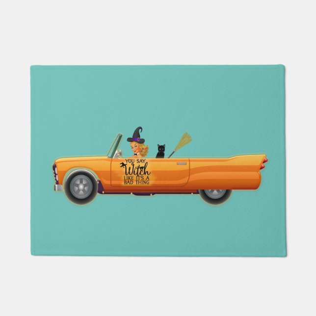 Tapete Você diz que bruxa é uma coisa ruim (Frente)