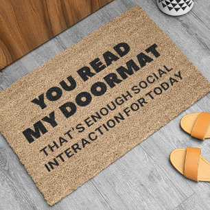 Tapete Você Lê A Minha Porta