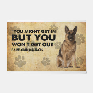 Tapete Você pode entrar, mas não vai sair do Belga Mal