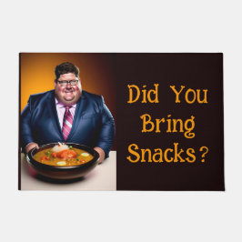 Tapete Você Trouxe Snacks? Porta