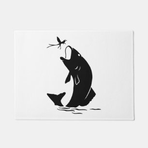 Tapete Voo Pesca Peixes Salto Larvea Hook Pescador Presen