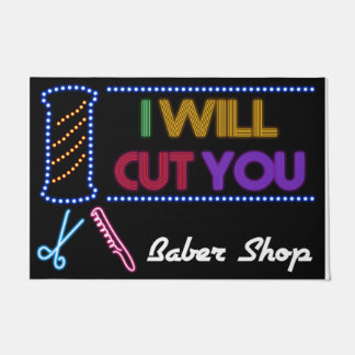 Tapete Vou Cortar-Te Engraçado, Barbershop Decor