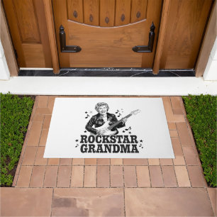 Tapete Vovó Rockstar - Design de Música Divertida e Retro