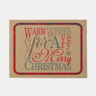 Tapete Warm Wish Kraft & Tartan Red/Green ID589