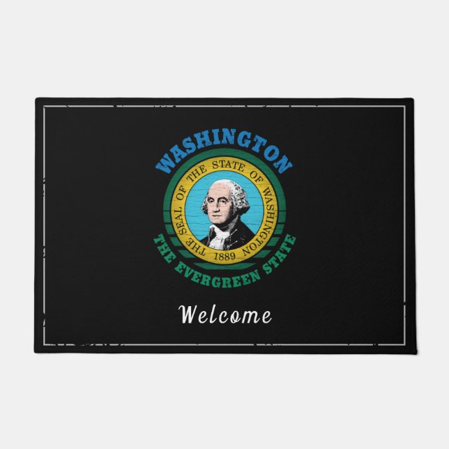 TAPETE WASHINGTON EVERGREEN STATE FLAG (Frente)