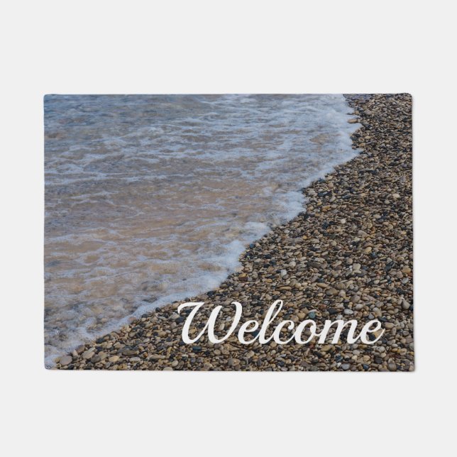 Tapete Wave Ashore Painterly Welcome Doormat (Frente)