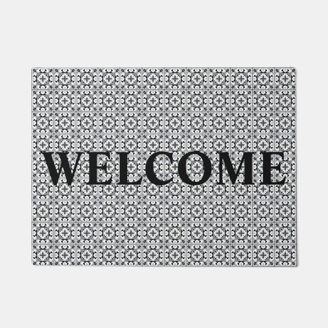 Tapete Welcome on Tiles (Frente)