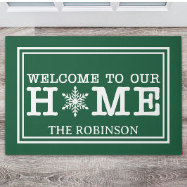 Tapete Welcome to Our Christmas Home