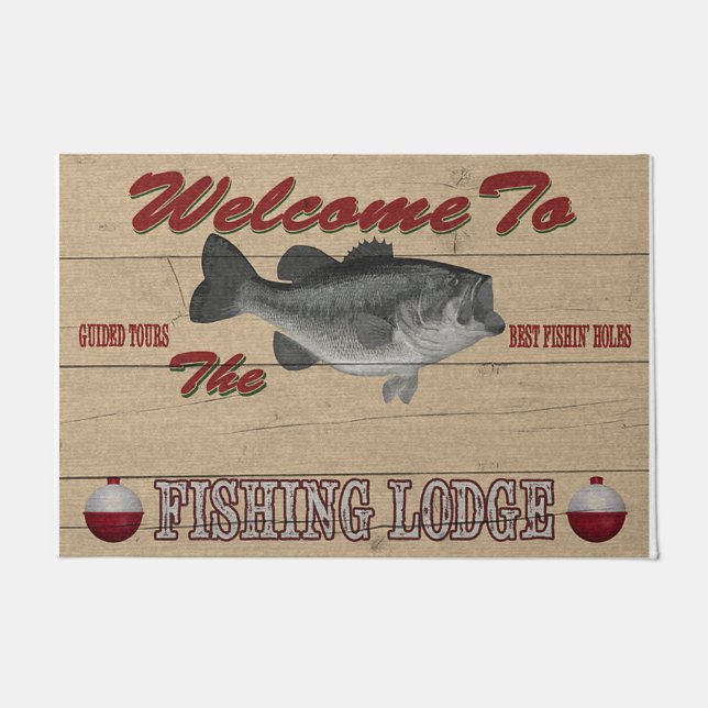 Tapete Welcome To The Fishing Lodge (Frente)