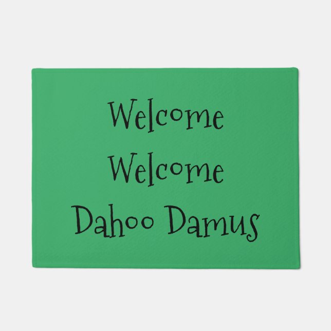 Tapete Welcome, Welcome, Dahoo Damus (Frente)