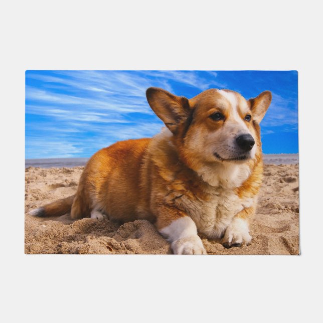 Tapete Welsh Corgi. (Frente)