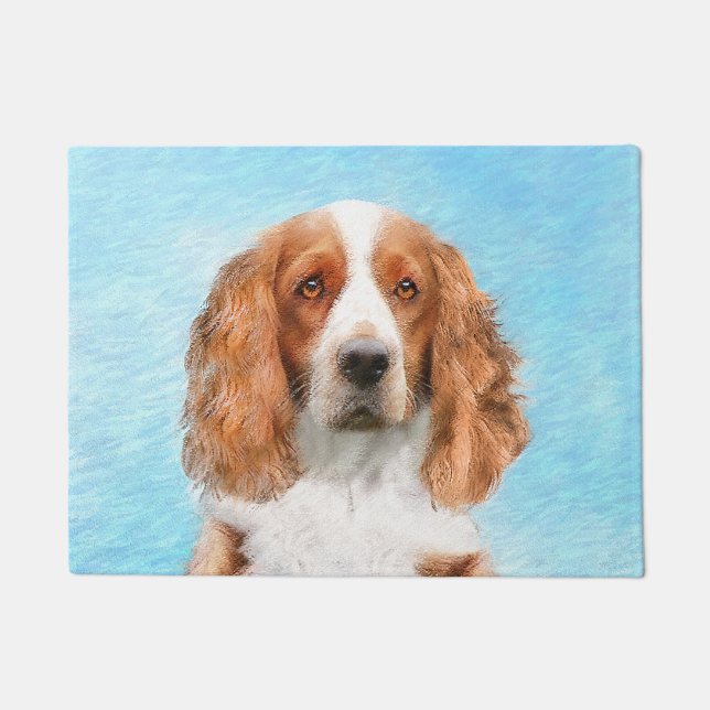 Tapete Welsh Springer Spaniel Painting - Arte Original De (Frente)