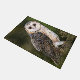 Tapete Western Barn Owl - Imagem de Cores-d'Água