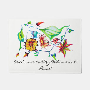 Tapete Whimical Watercolor Welcome - Exotic Floral Art