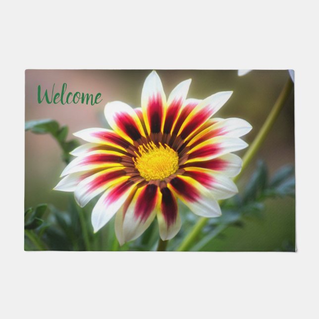 Tapete White Tipped Gazania Doormat (Frente)