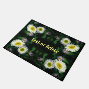 Tapete Wild Fleabane Daisy Flower Abstrato Personalizado