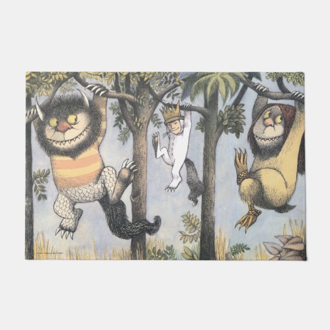 Tapete Wild Things and Max Swinging From Trees (Frente)
