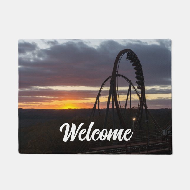 Tapete Wildfire Sunset Welcome Doormat (Frente)