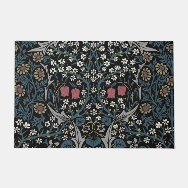 Tapete William Morris Blackthorn Floral Art Nouveau (Frente)
